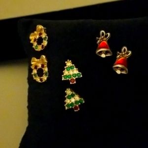 SMALL CHRISTMAS EARRINGS